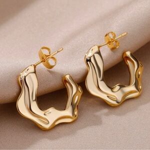 Elegant Gold Hoop Earrings